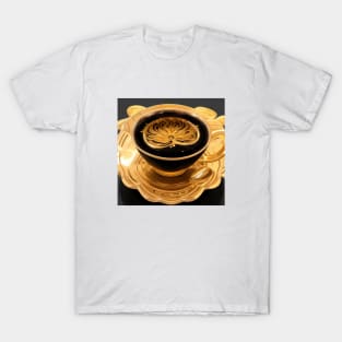 Coffee Macchiato French Press Decaf Roast Vintage T-Shirt